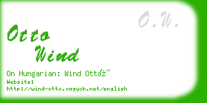 otto wind business card